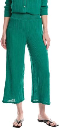 Michael Stars Medina Smocked Waist Cropped Pant