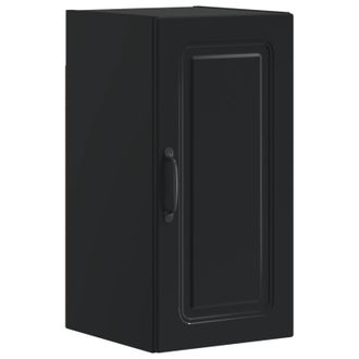 vidaXL Armario De Pared Para Ba&ntilde;o Utrecht Negro 30 X 31 X 59 Cm Vidaxl