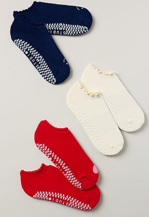 Pointe Studio Ruffled Grip Socks