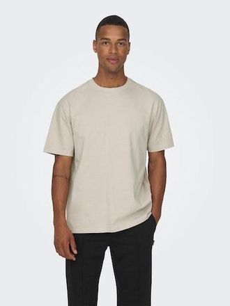Only & Sons Rundhalsshirt ONSFRED RLX SS TEE Baumwolle, relaxed fit