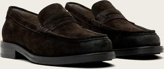 AllSaints Bloom - Mocassini in pelle rosso bordeaux