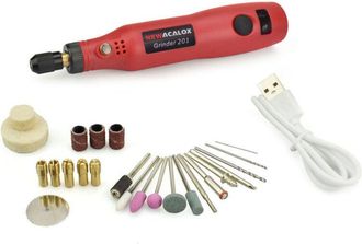 OEM Kit De Herramientas De Amoladora Recargable, Mini Taladro El&eacute;ctrico Usb De 5000-15000 Rpm, Herramienta Inal&aacute;mbrica Para Bricolaje Para Pulir, Limpiar 