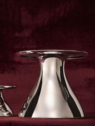 San Lorenzo 1993 Afra and Tobia Scarpa Pure Silver Vase (6in/15cm)