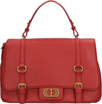 La Carrie Atena Grote Tas - Dames - Handtassen - Rood - ONE Size - Leer - Tassen