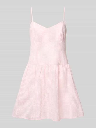 Review Minikleid mit Herz-Ausschnitt und Spaghettitr&auml;gern in Rosa, Gr&ouml;&szlig;e M