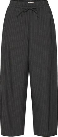 Ichi Ichi, Dames, Broeken, Zwart, Maat: XL