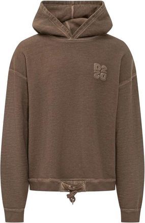 Dsquared2 Relax Fit Hoodie - Heren - Hoodies - Bruin - XL - Hoodies & sweatvesten