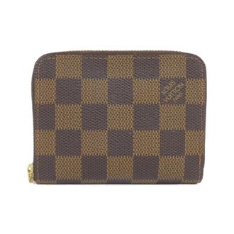 Louis Vuitton Damier Ebene Coated Canvas Coin Purse/Coin Case (Pre-Owned)