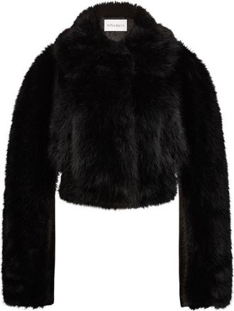 Nina Ricci Cropped Black Jacket