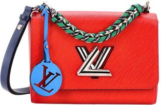 Louis Vuitton Braided Handle Twist Bag Epi Mm (Authentic Pre-Loved)