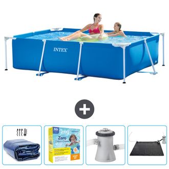 Intex Piscina Con Estructura Rectangular - 220x150x60 Cm - 5-piezas Scb11