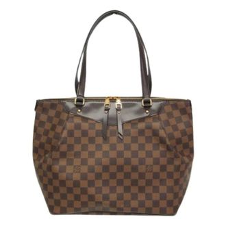 Louis Vuitton Pre-owned Tote Bags, female, Brown, Size: ONE SIZE Pre-owned Canvas Tote Bag
