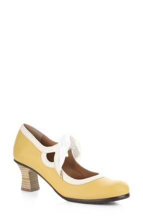 FLY London Bupy Pump in Bumble Bee Off White at Nordstrom, Size 10-10.5Us