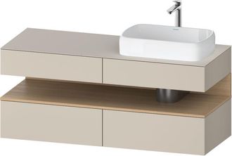 Duravit Qatego Consola Mueble Bajo Lavabo, 2 Extensiones, 2 - Duravit