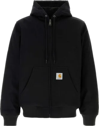 Carhartt Work in Progress Black Patch Logo Jacket