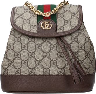 Gucci Rucks&auml;cke und Umh&auml;ngetaschen Ophidia Damens Stoff Beige/Braun