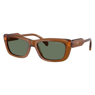 Miu Miu Sunglasses, unisex, Brown, Size: 56 MM B12S Sunglasses