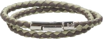 Tod's My Colors Armband - Heren - Armbanden - Groen - ONE Size - Leer - Accessoires