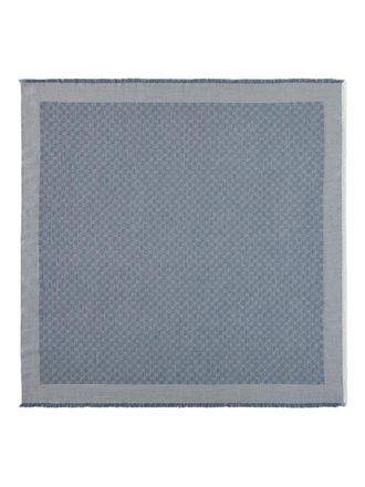 Gucci GG denim-effect scarf - Blue