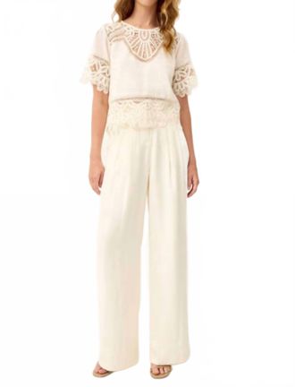 Marie Oliver Macbee Pants In Sugar