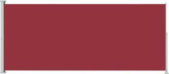vidaXL Toldo Lateral Retr&aacute;ctil De Jard&iacute;n Rojo 180x500 Cm Vidaxl