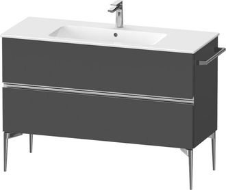 Duravit Duravit - Sivida Mueble Bajo Lavabo, 2 Cajones, Tirador Cromado