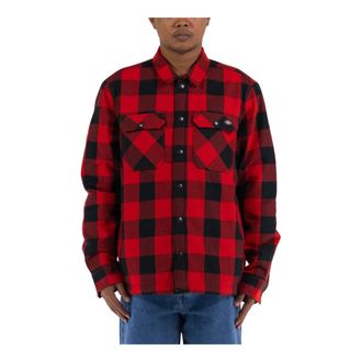 Dickies Hombre, Camisas, Rojo, Talla: S