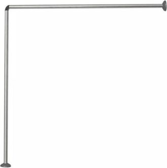 Trade Shop Trade Shop - Bastone For Sale Doccia Universale L Con Aste 90x90 Cm Argento 79520