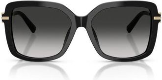 Tiffany & Co. 55mm Square Sunglasses in Black/gray Gradient at Nordstrom
