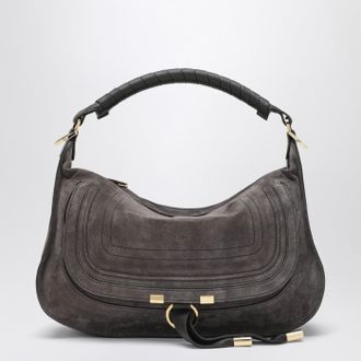 Chlo&eacute; Kleine Marcie-Tasche aus braunem Wildleder von Chlo&eacute;
