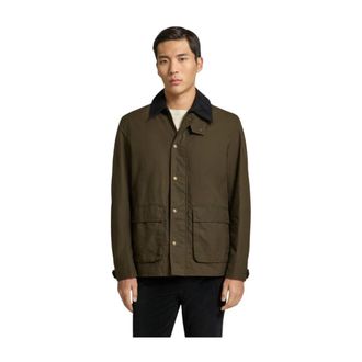Jack & Jones Bluclint Waxed Jacket - Heren - Zomerjassen - Groen - S - Katoen - Jassen