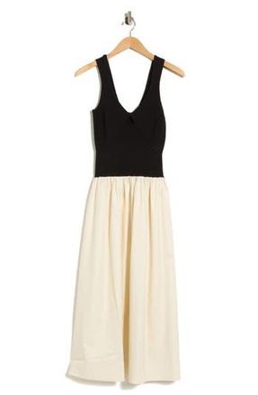 Rails Raquel Mixed Media Dress in Black Ivory at Nordstrom Rack, Size Xx-Small