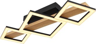Globo Lighting Plaf&oacute;n - Dustin - Negro - Metal - Led - 67288d1
