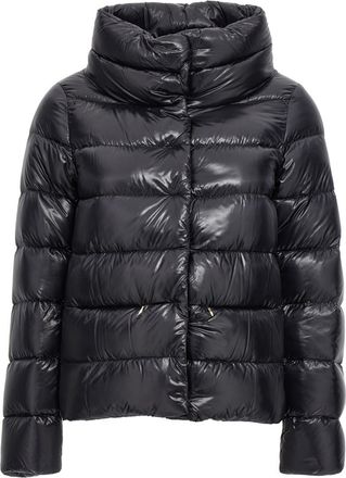 Herno Black Turtle Neck Jacket