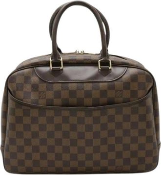 Louis Vuitton Pre-owned Handbags, female, Brown, Size: ONE SIZE Pre-owned Vintage Canvas Handbag