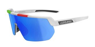 Salice 023 ITA RWX BIANCO/RW BLU Mens Sunglasses White Size Standard