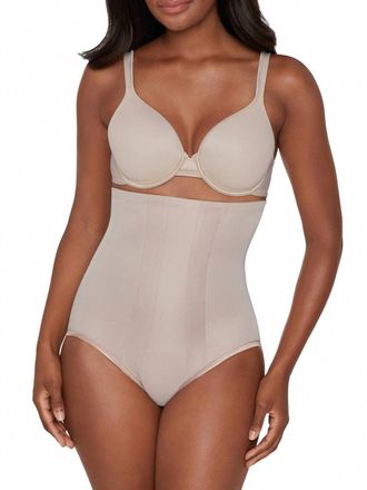 Miraclesuit Shape With Edge Hi-Waist Brief In Stucco