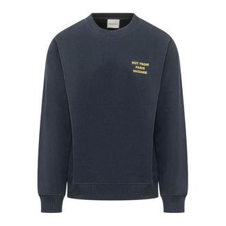 Dr&ocirc;le de Monsieur Heren, Sweatshirts & Hoodies, Blauw, Maat: XS Katoen