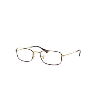 Ray-Ban Optical Frame - unisex - Brillen - Geel - 55 MM - Leer - Accessoires