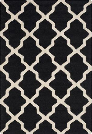 Safavieh Alfombra Lana Nero/Neutrale 91 X 152 cm