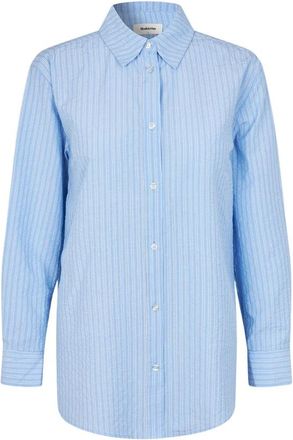 Modstr&ouml;m Dames, Blouses & Shirts, Blauw, Maat: XS