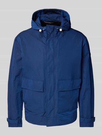 Marc O'Polo Regular Fit Parka aus wasserabweisendem Material mit Kapuze in Royal, Gr&ouml;&szlig;e XXL