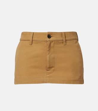 Balenciaga Minifalda de algod&oacute;n