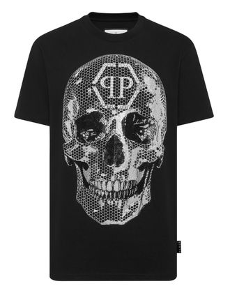 Philipp Plein T-Shirt Ronde Hals Ss Skull