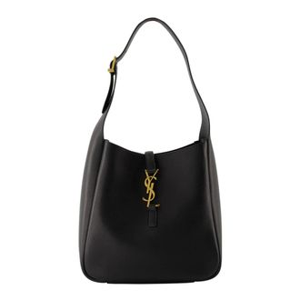 Saint Laurent Shoulder Bags, female, Black, Size: ONE SIZE Le 5 &agrave; 7 Small
