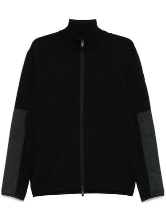 Moncler Cardigan con zip - Nero