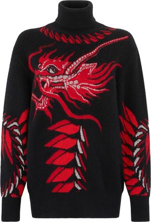 Roberto Cavalli Maglione a collo alto - Nero