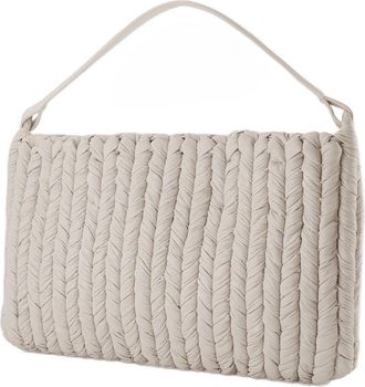 Nanushka Womens The Square Shoulder Bag White