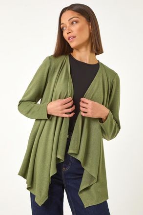 Roman Waterfall Stretch Cardigan