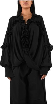 Amen Camicia - - Blouses & Shirts - Donna - Nero - 3XL